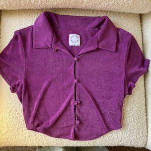 With Jean Teale Top in Violeta, Size Medium